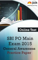 SBI PO Main Exam 2015 General Awareness Practice Paper 