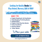 Looking for Books for Play School,  Nursery,  LKG & UKG?